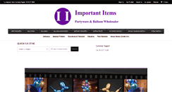 Desktop Screenshot of importantitems.com.au